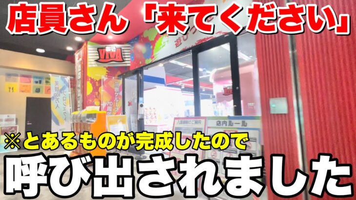 【呼び出し】日本に1店舗しか存在しない景品の事に関して店員さんに呼び出されました【クレーンゲーム】