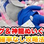 シングSING＆神龍のぬいぐるみ 確率なし攻略目指す クレーンゲーム UFOキャッチャー