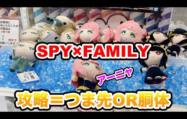 Spy Family アーニャのぬいぐるみを攻略 クレーンゲーム Ufoキャッチャー スパイファミリー クレゲマニア
