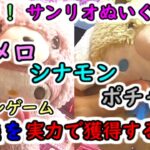 【激カワ！サンリオぬいぐるみ　マイメロ・シナモン・ポチャッコ】クレーンゲーム 確率機を実力で獲得する方法！