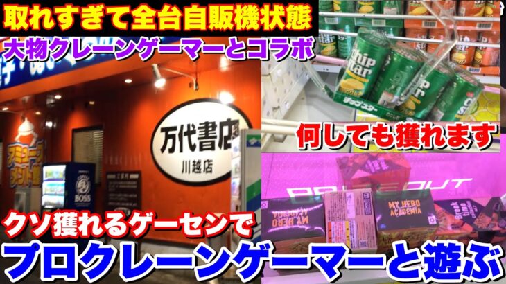 【見るだけで上手くなる】プロクレーンゲーマーに1日密着したら店潰すレベルで景品獲りまくっていた件【クレーンゲーム】【UFOキャッチャー】