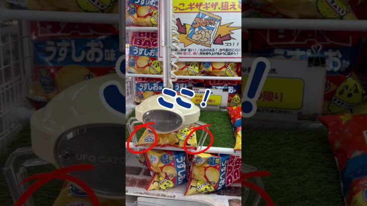 クレーンゲームでお菓子を100円で取る！