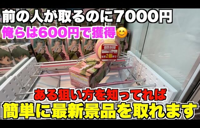 前の人が取るのに7000円かかってた台を攻略してみた　〜UFOキャッチャー・クレーンゲーム〜