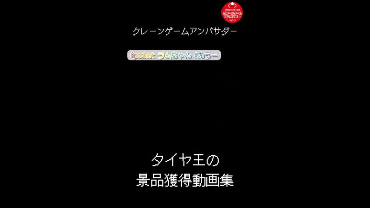 【クレーンゲーム】クレーンゲームアンバサダーの景品獲得動画集①