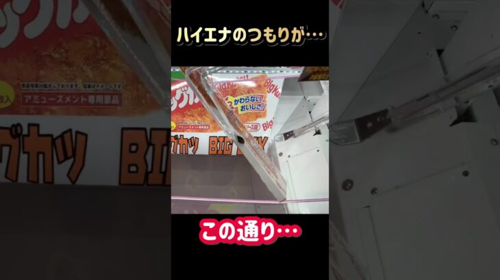 【クレーンゲーム】ハイエナのつもりが…このお菓子どうなってるの？【ufoキャッチャー】