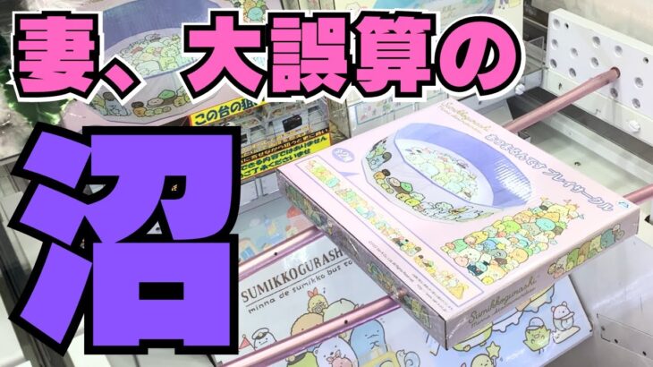 【クレーンゲーム】簡単そう♪→どんどん無口になっていく妻【UFOキャッチャー】