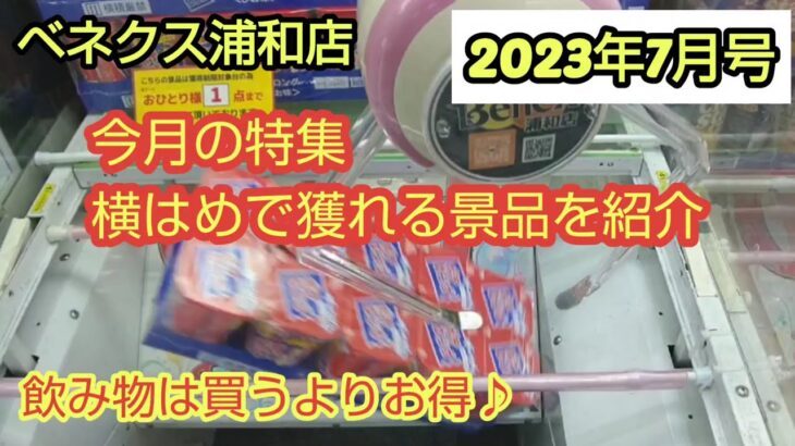 【月刊ベネクス浦和店】日本一取れるお店で横はめしたらヤバかった #2023年7月