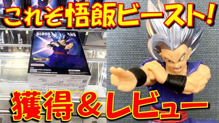 【クレーンゲーム・開封】プライズでこのクオリティは凄い！ ドラゴンボール超 スーパーヒーロー BLOOD OF SAIYANS-SPECIALXIV-孫悟飯(ビースト)