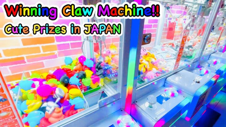 Various Claw Machine in Japan !! Interesting win!! かわいい景品 UFOキャッチャー【クレーンゲーム】