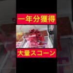 【UFOキャッチャー】一年分のスコーン大量獲得!!!!!