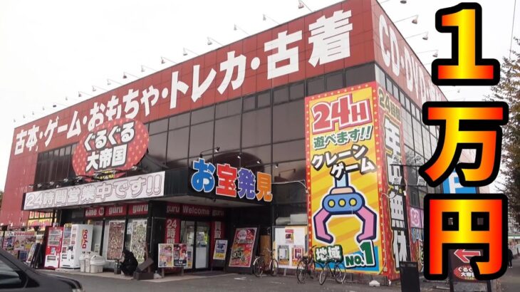 【初来店】1万円クレーンゲームぐるぐる大帝国八王子店で何個とれる？
