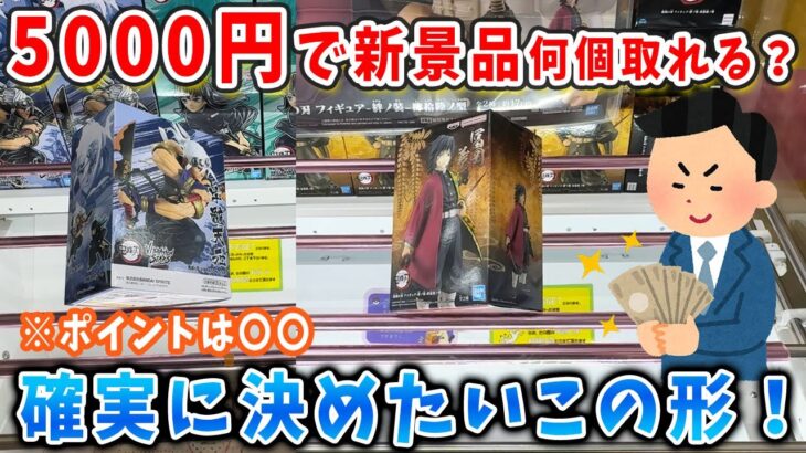 5000円で新景品を何個攻略できるのか！？上手い人は確実に決めるチャンスの形！【クレーンゲーム  最新プライズ フィギュア   橋渡し 万代書店川越店】