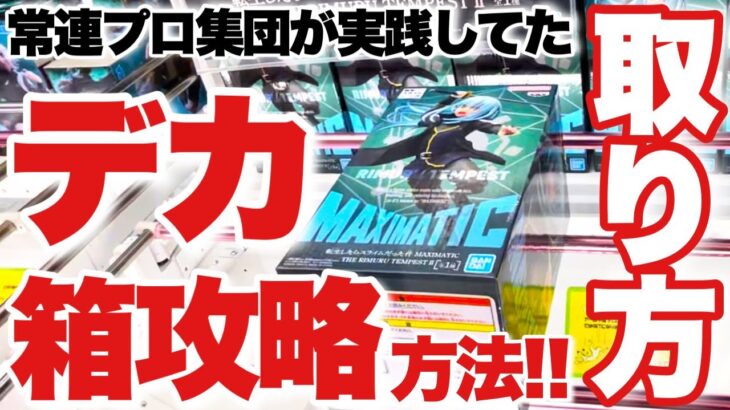 【クレーンゲーム】最新プライズフィギュア続々登場！常連プロ集団が実践していたデカ箱の攻略方法！転スラ リムル 東リべ NARUTO 初音ミク 呪術廻戦 脹相  万代書店川越店