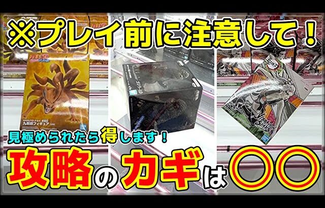 【クレーンゲーム】攻略のカギは◯◯！プレイ前に注意してほしい…見極めポイント！【回遊館養父店・UFOキャッチャー】