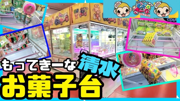 【クレーンゲーム】新清水鑑定団のお菓子台が楽しすぎた！