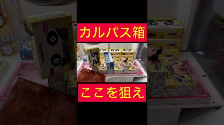 【UFOキャッチャー】カルパス箱はここを狙え!!!!