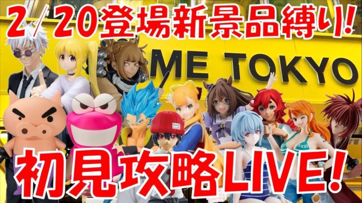 2/20登場新景品全部取るまで?? 漫才五条争奪戦勃発か!? LIVE IN ME TOKYO SHINJUKU