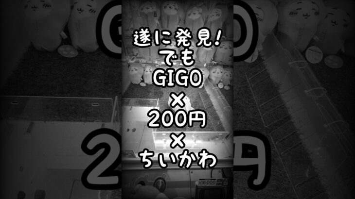 GIGO×２００円台×寝袋ちいかわ初プレイ！