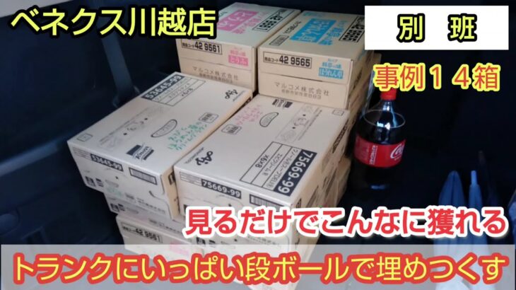 【ベネクス川越店】クレーンゲーム日本一獲れるお店で段ボール箱を大量ゲットした