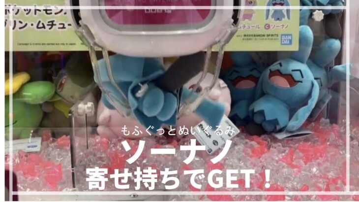 初登場！ソーナノGET！　#ポケットモンスター #ポケモン #pokemon #クレーンゲーム #ソーナノ