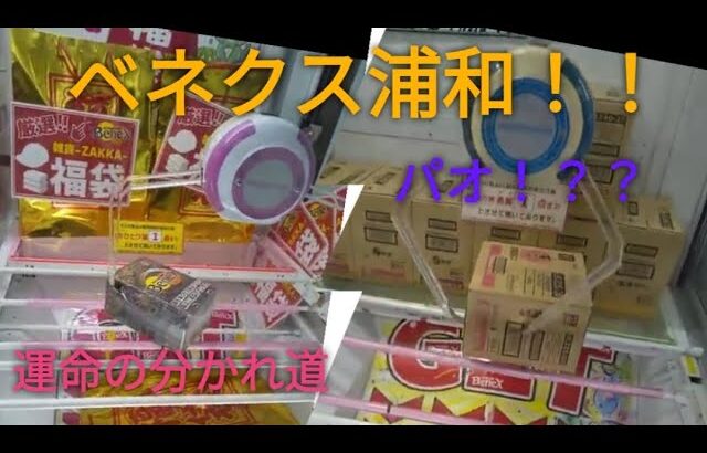 「クレーンゲーム」ベネクス浦和！！縦ハメor横ハメどっちが相性あうのか！？