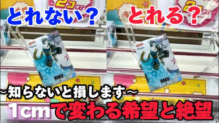 【クレーンゲーム】知らないと損します！１cm変えると結果が変わる！？ここを狙えば取れるようになります！！