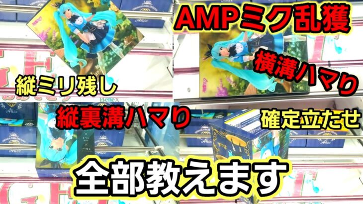 【趣味】手札の多さを証明するAMPミク乱獲攻略【クレーンゲーム】