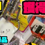 【神回】クレーンゲームで獲りまくってみた！豪華景品クレーンゲーム