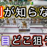 【UFOキャッチャー】初心者必見!箱物の取り方手順化！1手目から教えます