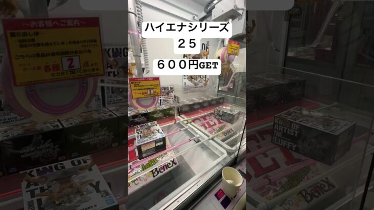 ハイエナシリーズ25#クレーンゲーム動画 #クレゲ #クレゲdx #クレーンゲーム攻略 #クレーンゲーム景品 #ufoキャッチャー #倉庫系ゲーセン#景品  #フィギュア #ワンピース #海賊王