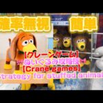 【クレーンゲーム攻略】【Crane games】胴長のぬいぐるみの取り方！トイストーリー/スリンキー　toy story/slinky dog