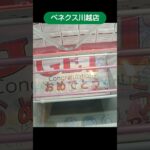 【クレーンゲーム攻略】ベネクス川越店のufoキャッチャーで食べ物がよく取れます #shorts