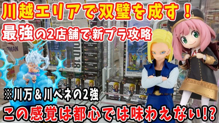 【クレーンゲーム】最強の2店舗【万代書店川越＆ベネクス川越】で最新フィギュアを攻略します！川越エリアクレーンゲーム最前線！ 橋渡し ワンピース ドラゴンボール ONEPIECE DRAGONBALL