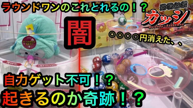 【クレーンゲーム】闇のラウンドワンを攻略せよ！地獄の2段クルーンに挑む調査団だが！？【UFOキャッチャー】【ROUND1】