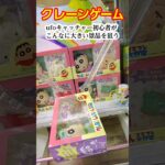 【クレーンゲーム】ufoキャッチャー初心者がこんなに大きい景品を狙う(犬も登場します)　#shorts #クレーンゲーム#ufoキャッチャー #ゲームセンター#クレヨンしんちゃん #gameplay