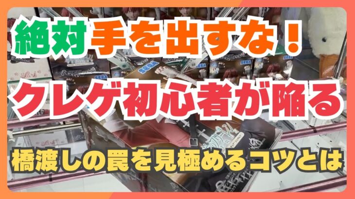 【超危険】そこまで粘る⁉︎あと1ミリからの壮絶な橋渡しの闘い【クレーンゲーム】