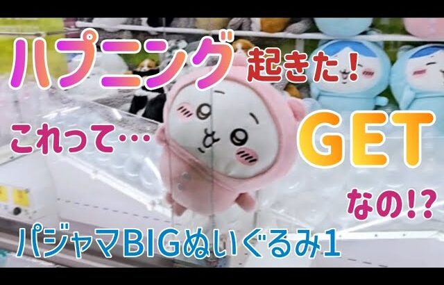 追加ゲットしに行ったらハプニング起きた！これってGETなの？ちいかわパジャマBIGぬいぐるみ1