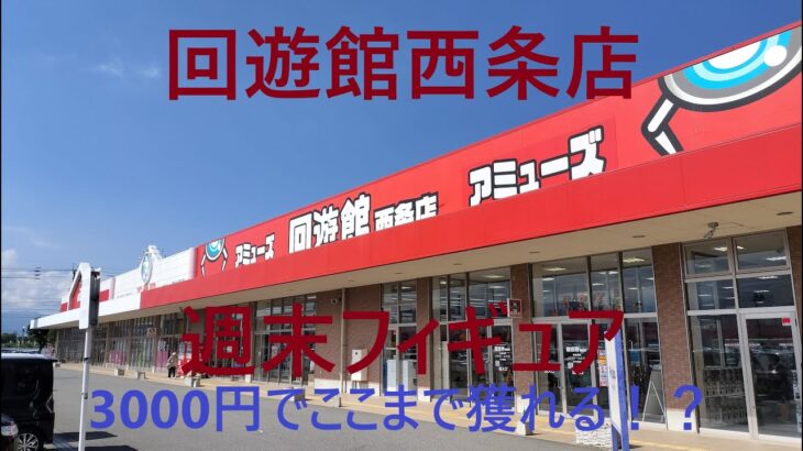 【クレーンゲーム】回遊館西条店 週末三千円新作勝負！