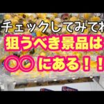 【攻略】狙うべき景品のヒントは【 ◯◯ 】に隠されている！！！！？