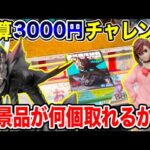 【クレーンゲーム】最新プライズフィギュア予算3000円チャレンジ！新景品何個取れる！？#ダンダダン #オカルン  #橋渡し設定  #UFOキャッチャー  #クレーンゲーム