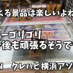 【クレーンゲーム】動きまくる景品は楽しいよね？　パワーゴリゴリ　横浜に新たにできたゲーセンにいってきた IN #クレハピ横浜アソビル店 #クレーンゲーム  #japaneseclawmachine