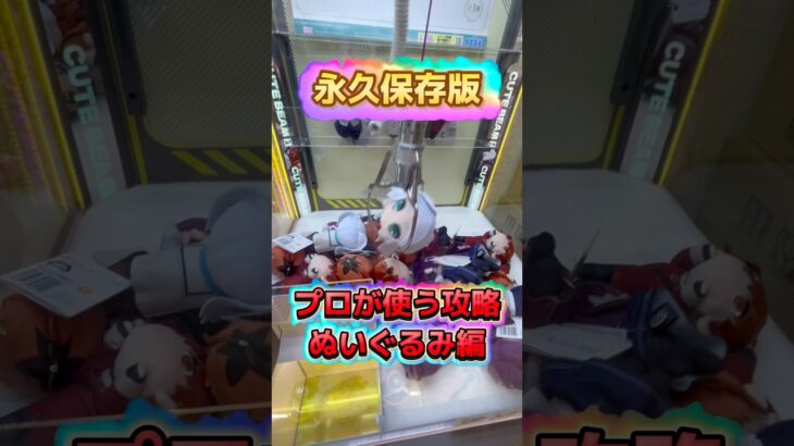 【永久保存版】明日から使えるプロが使うぬいぐるみの取り方#クレーンゲーム #クレーンゲーム攻略 #ゲームセンター #ゲーセン #確率無視 #ufoキャッチャー #ユーフォーキャッチャー #ぬいぐるみ