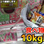 ゲーセンで食べ物10kg分取れるまで終われない地獄企画【クレーンゲーム／UFOキャッチャー】〜高評価5000以上で継続〜