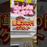 ピュレグミプレミアム簡単200円ゲット！#ufoキャッチャー動画 #ufoキャッチャー #クレーンゲーム攻略 #クレーンゲーム #ゲーセン #池袋 #ミートウキョウ