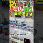 【クレーンゲーム】景品全部取る！全消し達成☆気持ち良過ぎ！ #クレーンゲーム #ミニクレーンゲーム #ufoキャッチャー #ゲームセンター #グミ #shorts