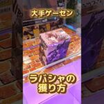 【クレーンゲーム】大手ゲーセンのラバシャ攻略!?ハラハラドキドキ編♪