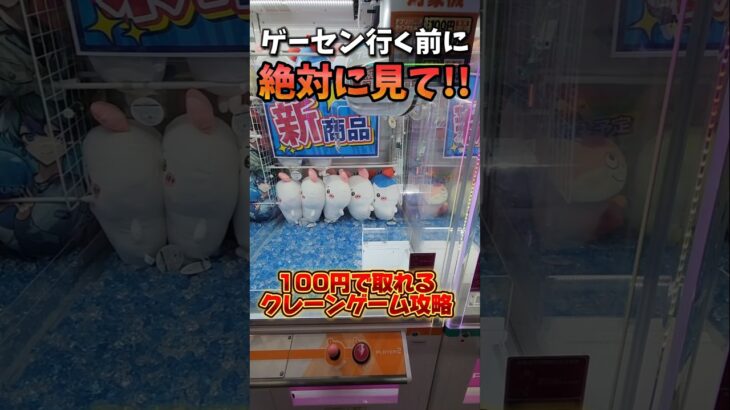 【100円で取れる】ゲーセンに行く前に絶対に見て！簡単に取れるクレーンゲーム攻略  #クレーンゲームのコツ #クレーンゲーム攻略 #クレーンゲームマスター