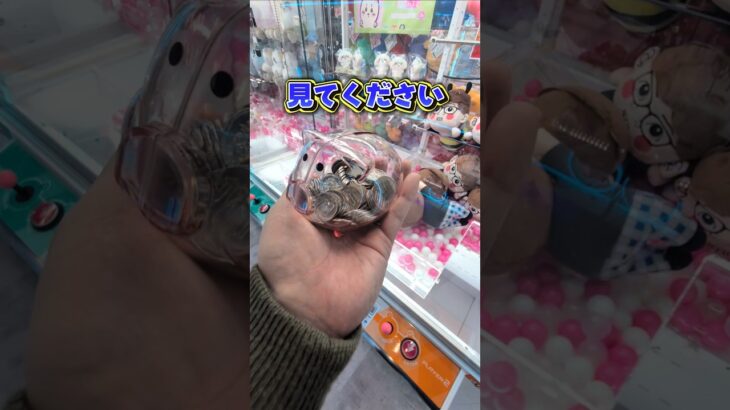 100円貯まったらゲームセンターでしょう☺#クレーンゲーム #ufoキャッチャー #ゲームセンター #クレーンゲーム攻略  #確率無視  #ラウンドワン #出禁