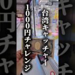 【1,000円】台湾キャッチャー1,000円チャレンジで何個取れる？ #台湾キャッチャー #クレーンゲーム #ゲームセンター