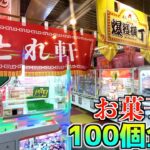 【アホ企画】ゲームセンターでお菓子100個取れるまで帰れませんｗｗ《高評価3000達成で企画継続》【クレーンゲーム／UFOキャッチャー】